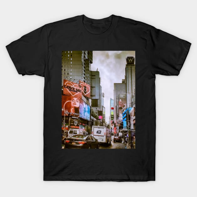 Times Square Street Manhattan New York City T-Shirt by eleonoraingrid